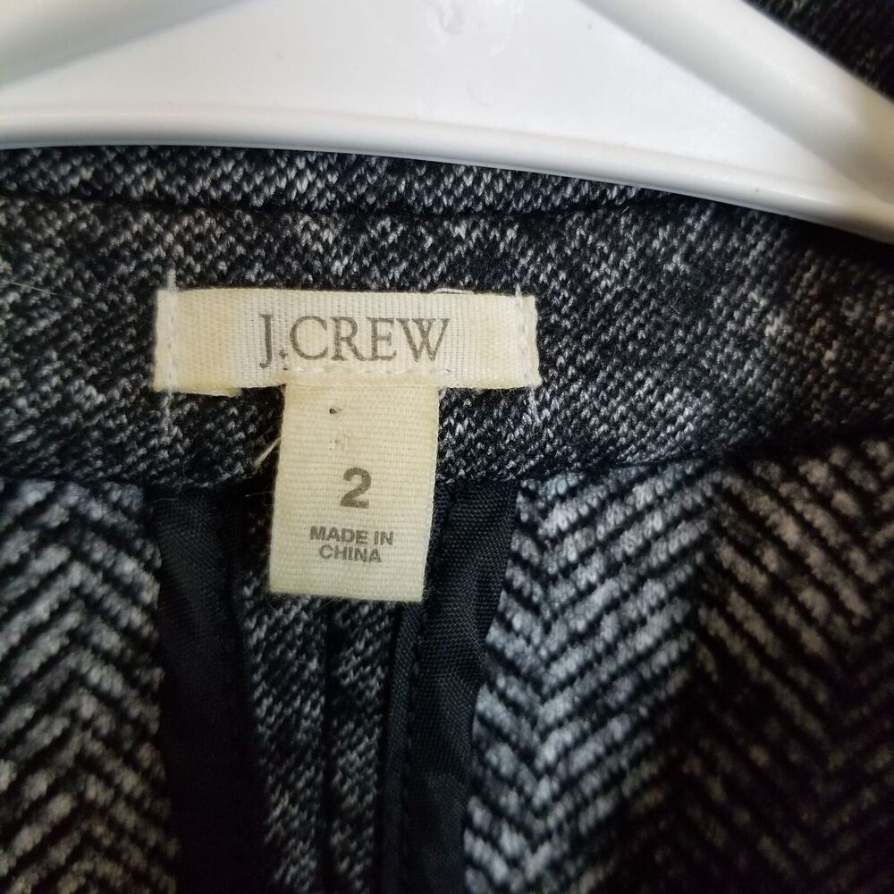 J. Crew Womens Thandie Wool Blazer Sz 2 Career Corp Dark Academia Preppy Capsule - Picture 7 of 9
